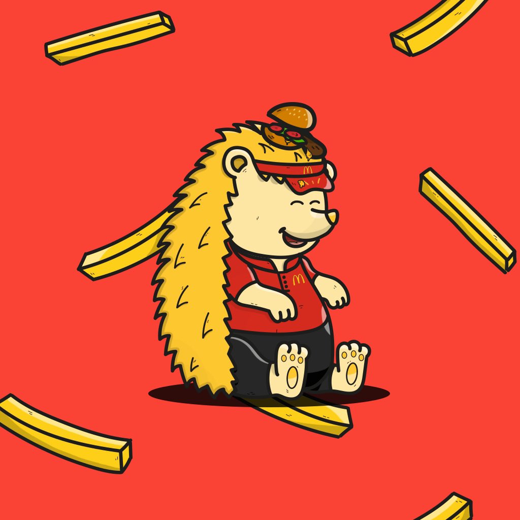 HedgehogsUniver's tweet photo. ✨✨✨✨✨✨✨✨✨✨✨✨✨
Week-end friends It’s time to have a good time! 
Are you more KFC or McDonald’s ? 🍗🍔

⬇️ They are available here ⬇️

https://t.co/CVelGxAE1U

✨✨✨✨✨✨✨✨✨✨✨✨✨
#nft #NFTCommunity #NFT #opensea #nftart #NFTs https://t.co/jxLZoInCSv