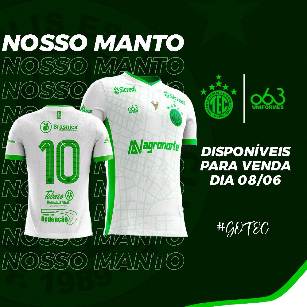 Tocantinopolis_'s tweet photo. Nosso Manto!🌪🇳🇬

Futebol são feitos de momentos, e muitos que ficam marcados. Agora nosso manto terá a marca de um 🌪 no centro da camisa. Uma pequena homenagem a todo carinho e atenção recebido do @AthleticoPR e  de seus torcedores  com a nossa equipe. https://t.co/Kh7AEGUV2N