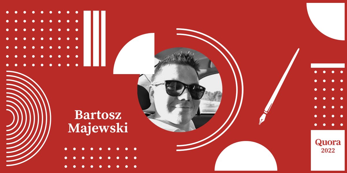 Piąty Najlepszy Autor Quora po polsku 2022! 🎉👏🏼 Brawa dla Bartosza Majewskiego, doświadczonego CEO dzielącego się poradami dot. biznesu, finansów i inwestycji🏅qr.ae/pvFCDO
#NajlepszyAutor #QuoraPL #QuoraPoPolsku #TopWriter #Quora #biznes #finanse #kariera #inwestycje