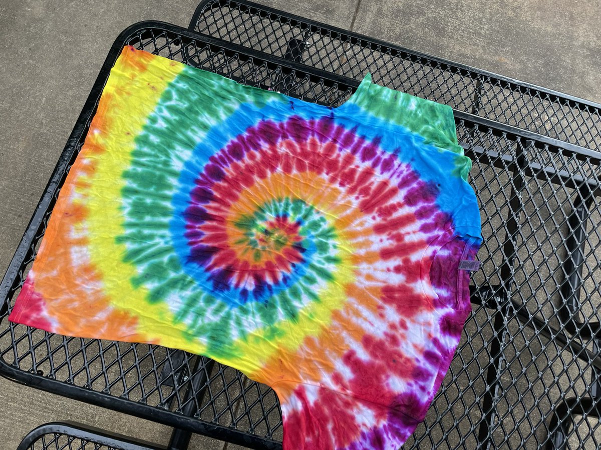 MsJSmith3's tweet photo. Day two…. The reveal! We rocked this tie dye!!! They came out beautiful!!! https://t.co/eBNogP41KM
