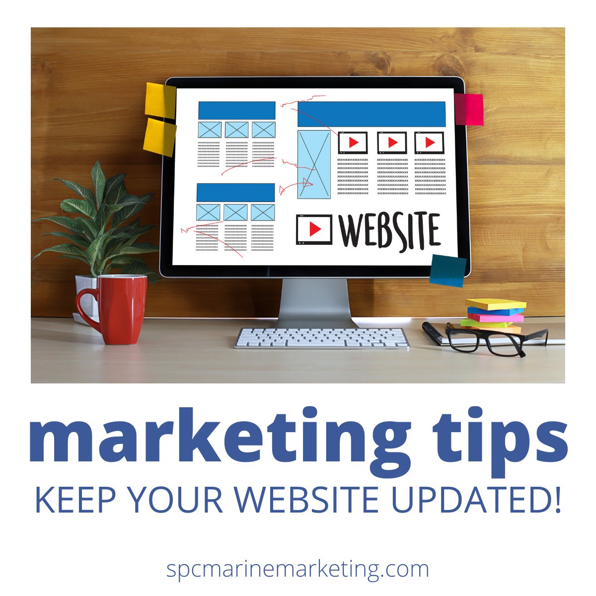 There is no point in spending money on any marketing unless you have a good website.

Technical updates need to be carried out regularly, content needs to be reviewed, past events and out-of-date news removed, new content added and user navigation thoroughly checked.
