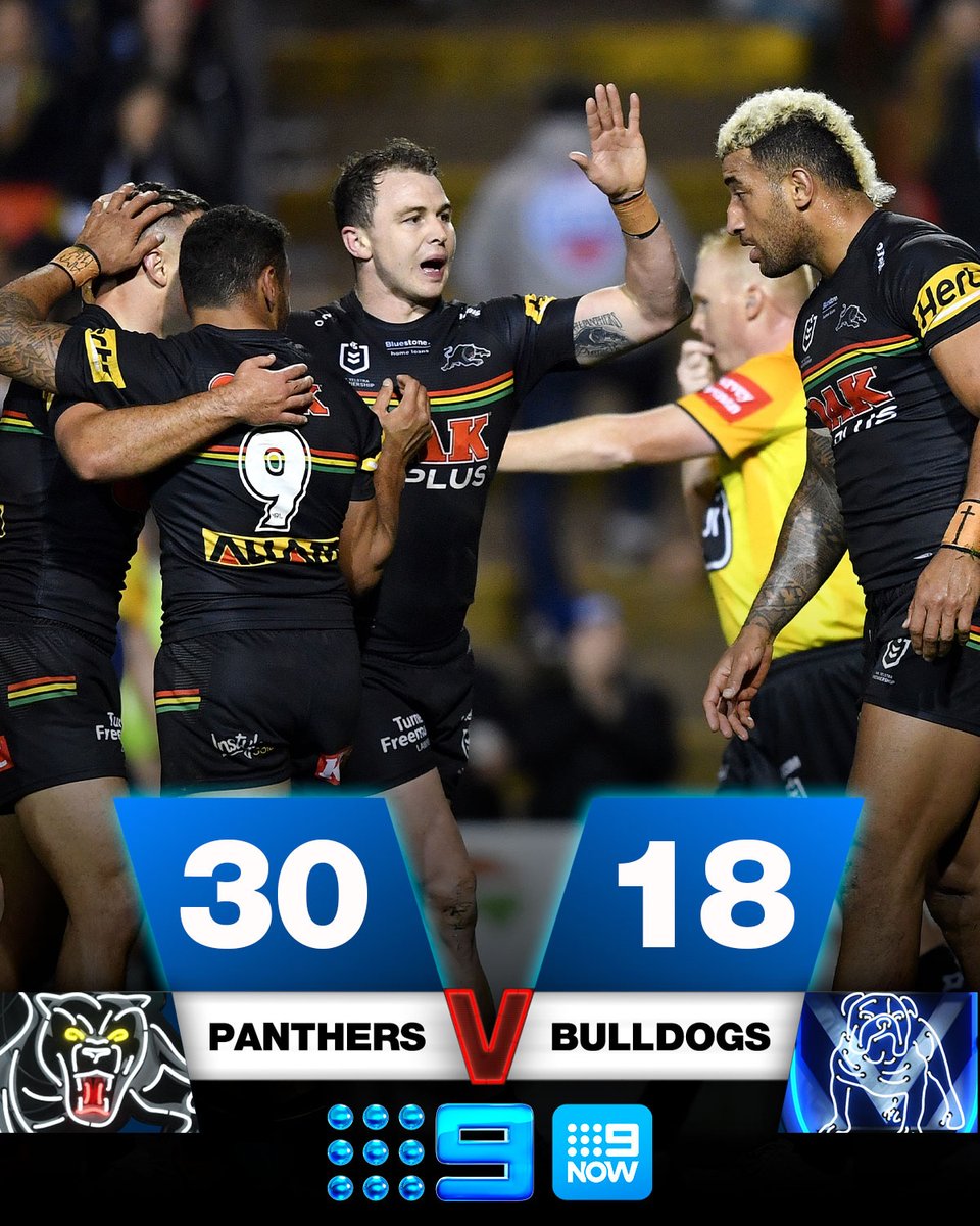 NRLonNine's tweet image. Panthers get the job done. 🐾

#9WWOS #NRL