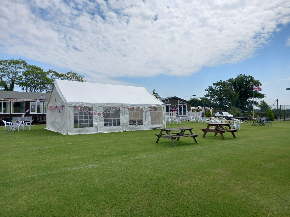 halverQEII's tweet image. We are all set for the #jubilee2022 celebrations QEII style.

See you all soon.

Bar Open 13.30
Music from 14.30