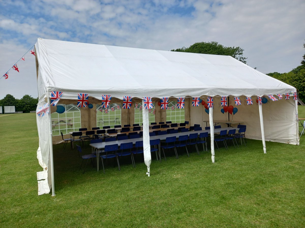 halverQEII's tweet image. We are all set for the #jubilee2022 celebrations QEII style.

See you all soon.

Bar Open 13.30
Music from 14.30
