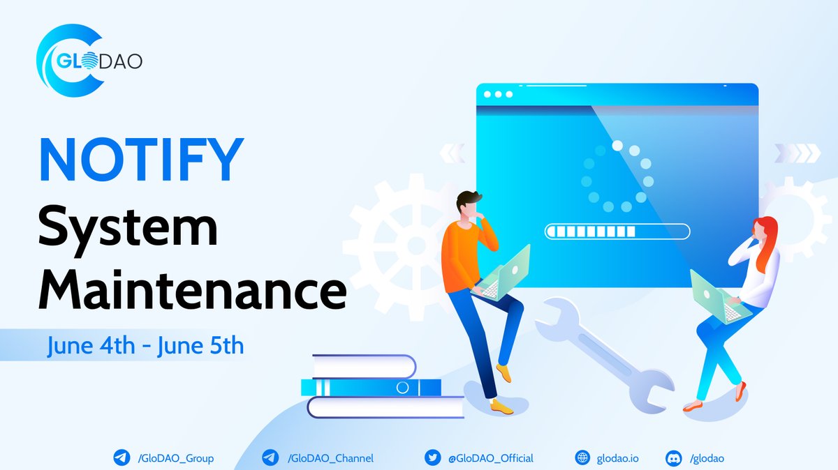 GloDAO_Official's tweet photo. ❗️ Alert about system maintenance ❗️

Read details about our maintenance here 👉 https://t.co/fu9NPsW5gc

#glodao #defi #dao #blockchain https://t.co/FIGfWdlsmw