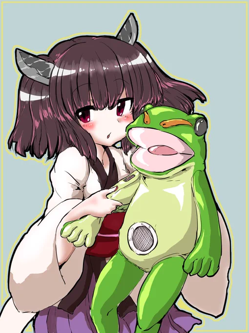 #きりたんキラキラ金曜日 
今日はケロミンの日!!ケロミンってなに…って思って調べたらパペットタイプの電子楽器って知ってこんなのもあるんだなぁと一つの知見を得ました 