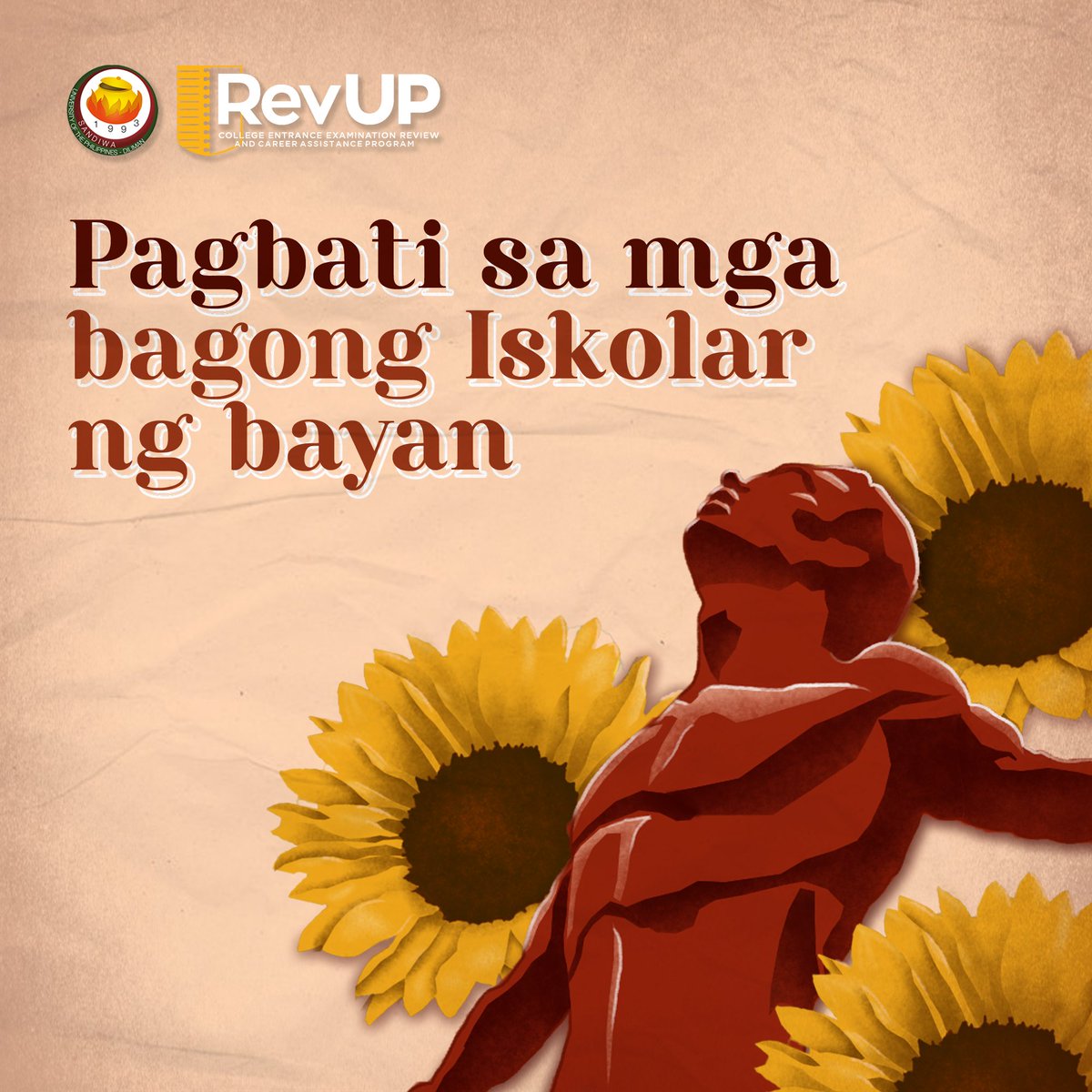 upsandiwa's tweet photo. Pagpupugay para sa mga bagong iskolar ng bayan! Lubos kaming nagagalak sa iyong pagdating sa Unibersidad ng Pilipinas. 
Sa mga bagong isko na mula sa lalawigan ng Tarlac, mangyari lamang mag-message sa aming page o i-contact si Rhenell Cayabyab (0915-168-1915)

#UPCA2022 https://t.co/nt1SOYnwhj