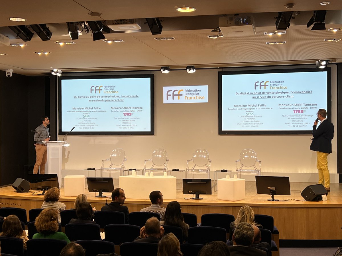 📷 Conférence juridique du 02/06

Merci à tous nos intervenants experts qui ont passé au crible les enjeux et défis de l’#omnicanalité pour la #franchise, ainsi qu’à Me Grégoire Toulouse pour l’animation de cette journée et à notre grand témoin Anne-Sophie Choné-Grimaldi ! 👏