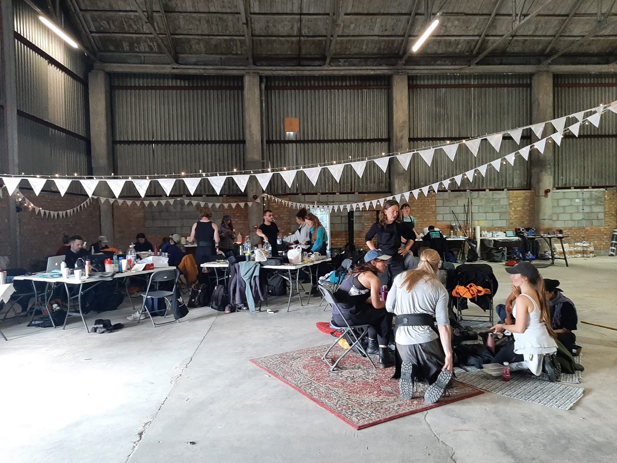 It's just as important to relax as it is to rehearse! Luckily for #TheHatchling team our relaxation zone is perfect for breaks in between all the hard work🏮😴💅☕️🛋️