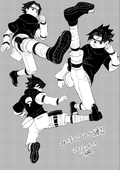 ポーズ練習キックスケ編🍅🏃‍♂️🦵