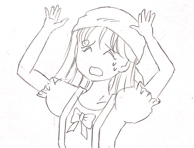 おやすみリッカちゃん 
#DQ9 #ドラクエ9 #リッカ #イラスト好きさんと繋がりたい 