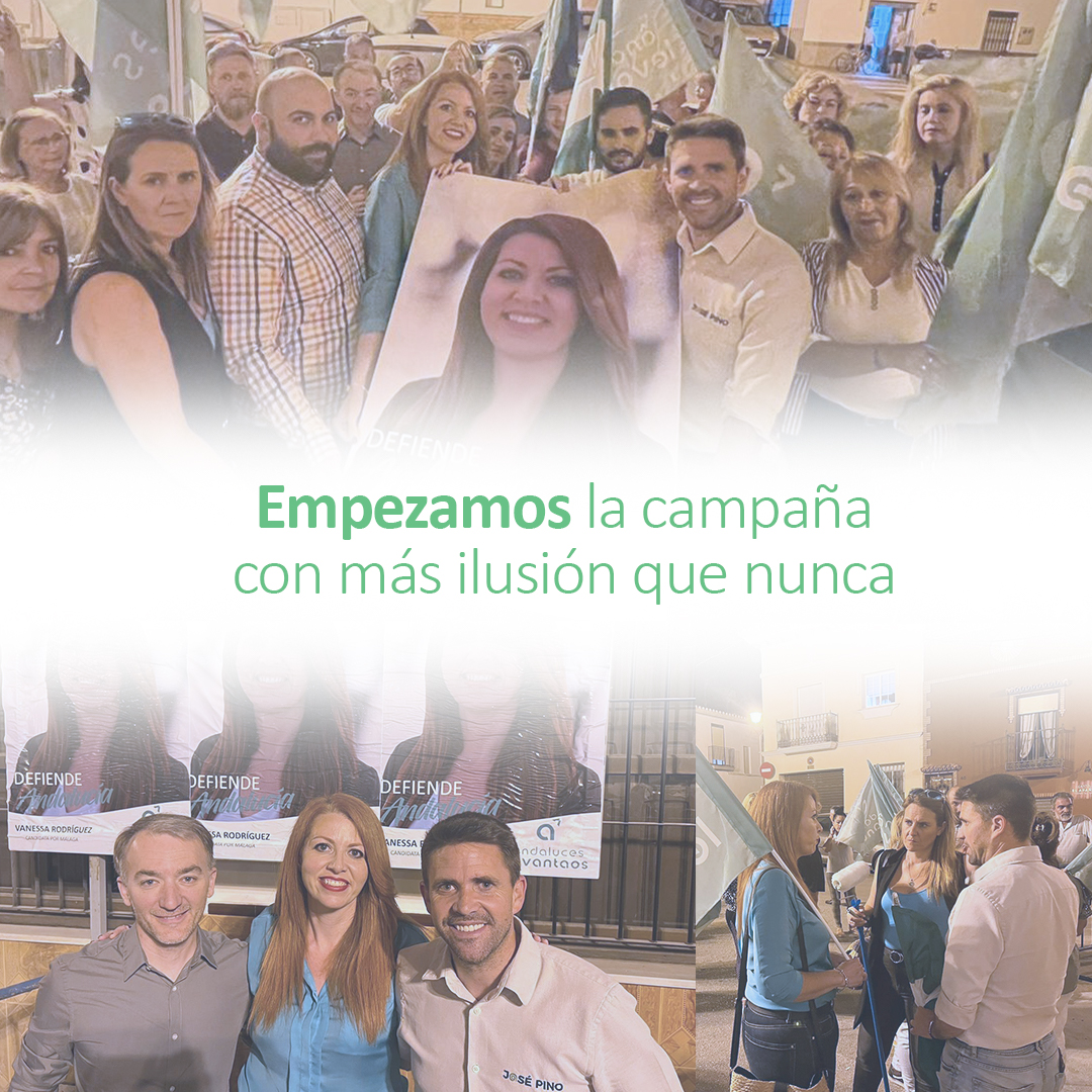 Levantaos_ma's tweet photo. Tras la pegada de carteles y el inicio de la campaña, Vanessa Rodríguez, la candidata de Andaluces Levantaos por Málaga, se sentía muy ilusionada. 

#AndalucesLevantaos https://t.co/RmPySg0GMu
