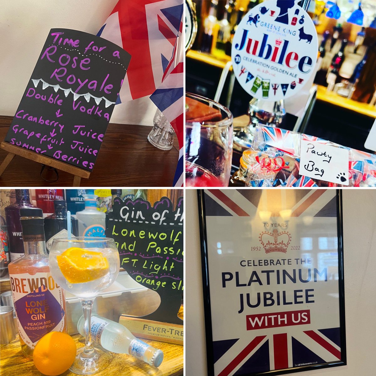 crown_roseand's tweet photo. Happy Jubilee Bank Holiday Friday! We’re open from 1pm 🇬🇧🍹🇬🇧🍺🇬🇧 https://t.co/2MjnhZX2Ox