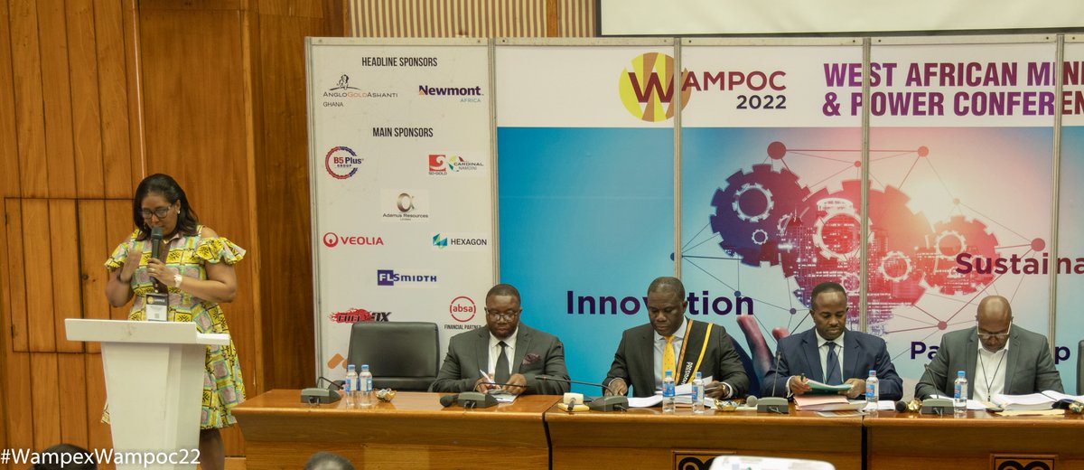 Wampoc22's tweet photo. HAPPENING NOW: 

The 94th Annual General Meeting of the Ghana Chamber of Mines.

#WampexWampoc22 https://t.co/bTMFqCf0Ac