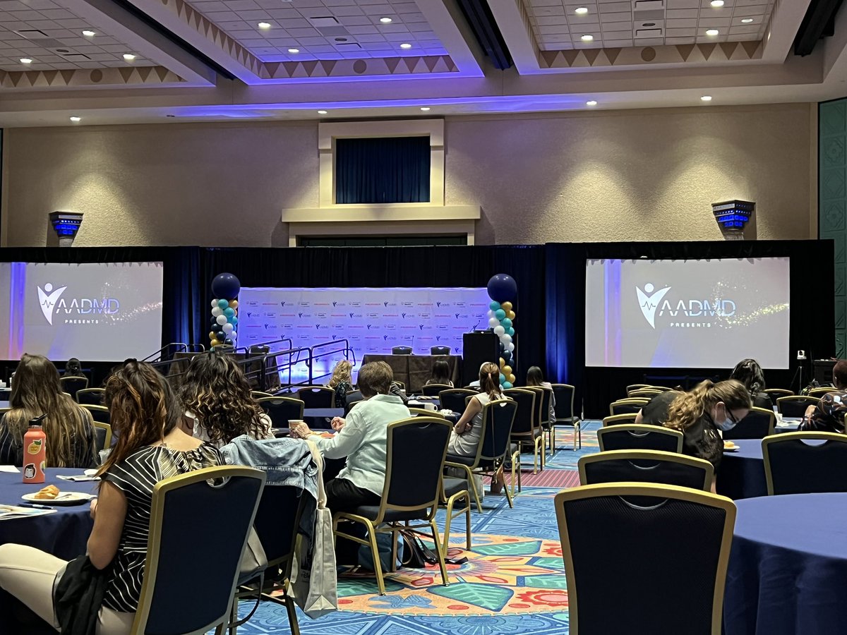 So excited to be at the <a href="/AADMD/">The AADMD</a> annual conference! #onevoice