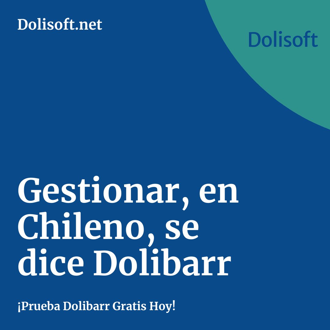 dolisoft's tweet photo. Gestiona tu #Negocio en #Chile con @Dolibarr 🚀👏🇨🇱 https://t.co/Q1suHQ29fd
