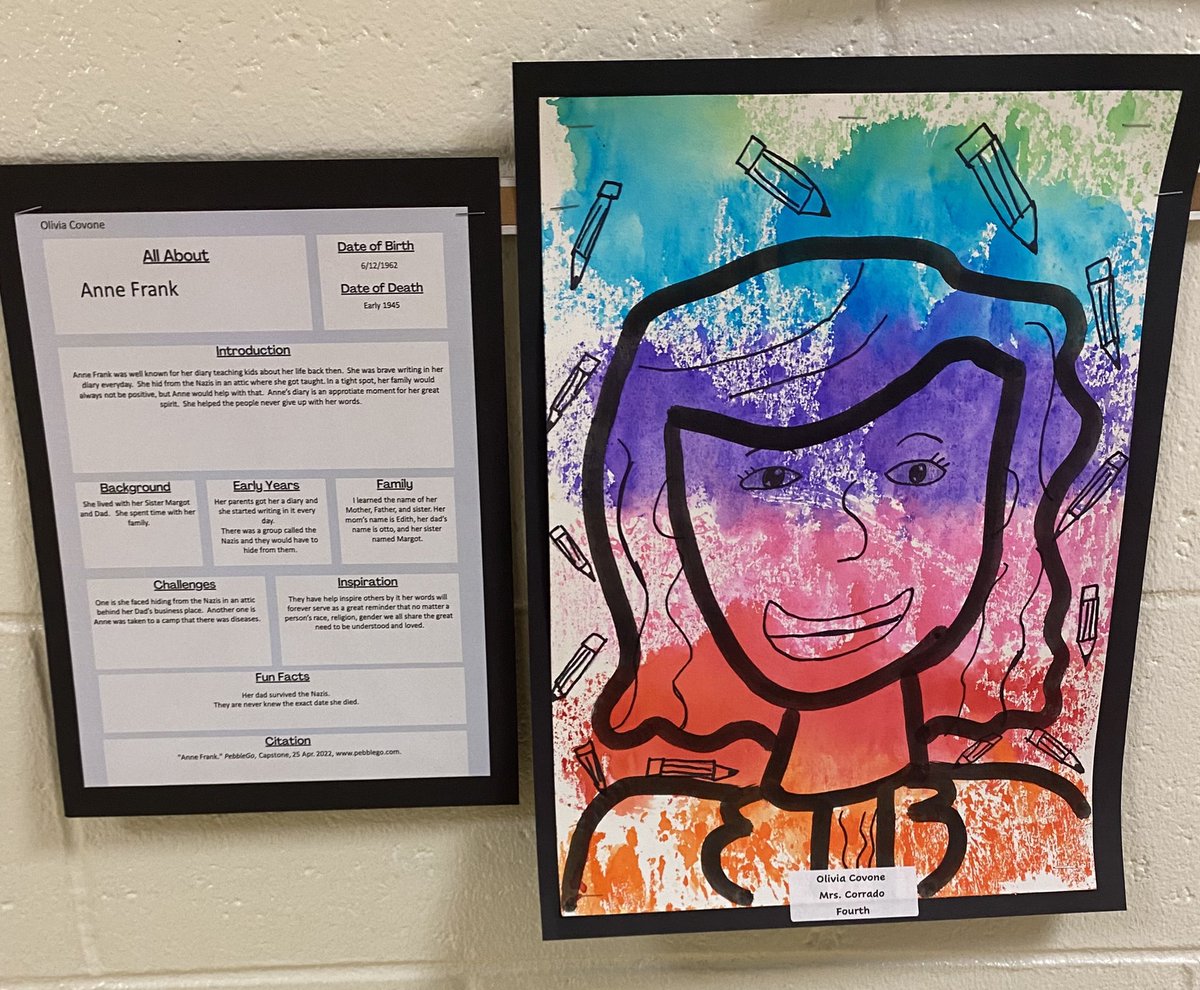 WhittyLibrarian's tweet photo. Our Wildcats did an amazing job on this collaborative research and art project! Shoutout to @MsStumpfsStudio &amp; @musicWHITdunn for a beautiful Art and Music Festival! @HerrAndersonWT @SuperintendWTPS @cegehringer https://t.co/MIPEqLjxcp