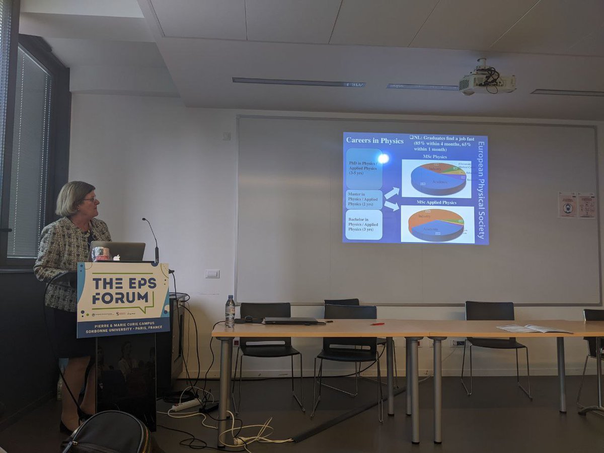 EPS Young Minds (@epsyoungminds) on Twitter photo Happening now - former <a href="/EuroPhysSoc/">European Physical Society (EPS)</a> president P.Rudolf talking about "The landscape of career tracks for graduates in Physics"
#EPSYM #Career #professionaldevelopment #decision #EPSForum2022 Happening now - former <a href="/EuroPhysSoc/">European Physical Society (EPS)</a> president P.Rudolf talking about "The landscape of career tracks for graduates in Physics"
#EPSYM #Career #professionaldevelopment #decision #EPSForum2022