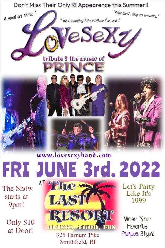 Chris Botelho (@scorpiodrum) on Twitter photo 2022-06-03 12:15:37 TONITE Catch @LoVeSeXy_band tribute 2 PRINCE @LastResortRI outdoor show! Only $10 at door. #princetribute #RItributeshow #lovesexyband TONITE Catch @LoVeSeXy_band tribute 2 PRINCE @LastResortRI outdoor show! Only $10 at door. #princetribute #RItributeshow #lovesexyband