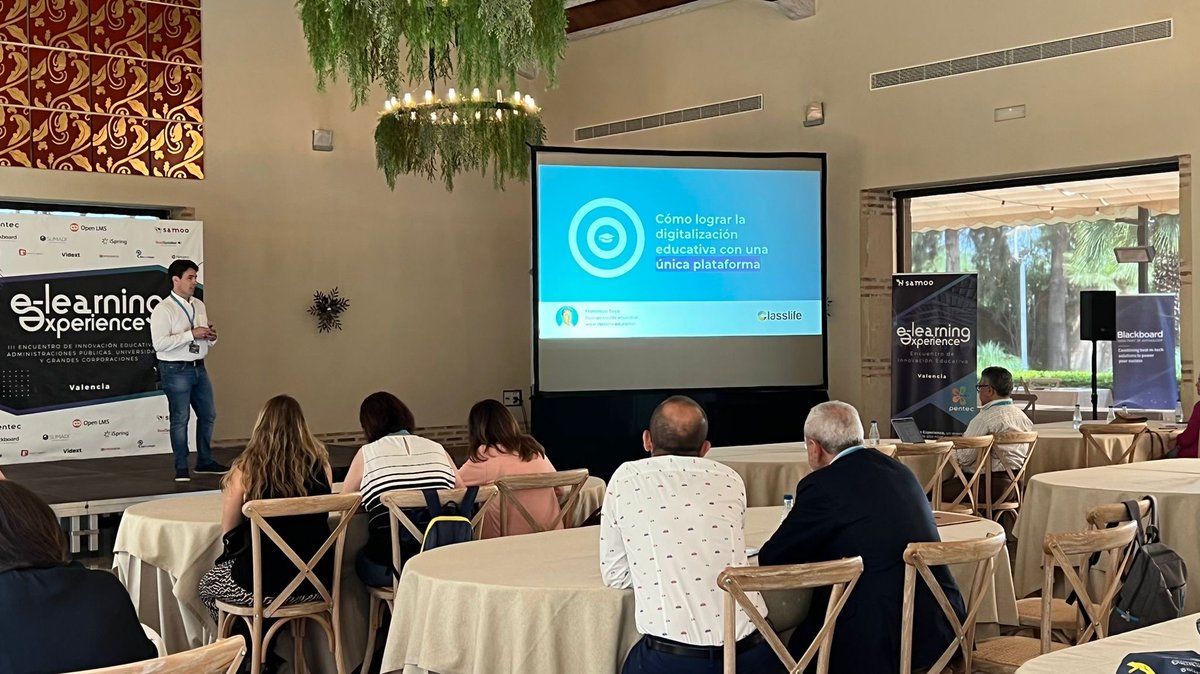 Segundo y último día de #elearningexperience22 🔝

Nos ha encantado poder formar parte de este encuentro para la #innovación y la #educación y compartir experiencias y ganas con el resto de participantes. 

¡Gracias <a href="/SamooElearning/">Samoo by Pentec</a>!