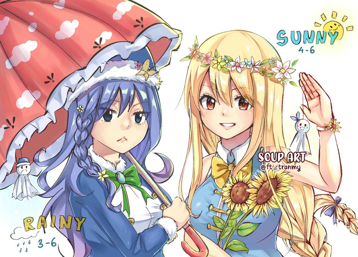 Opposition Happy Juvia & Lucy Day #FairyTail