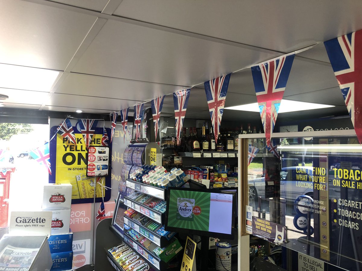 ThurrockPost's tweet photo. Happy Jubilee from Little Thurrock Post Office #JubileeCelebration #QueenElizabeth https://t.co/qVSasbxjW1