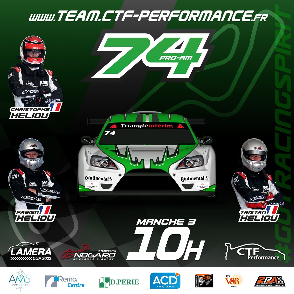 ctf_performance's tweet photo. LINE UP - @Lamera_cup  HEAT3
@CircuitNogaro 
#teamctf #gotracingspirit #lameracup https://t.co/CInaMMk7Oz