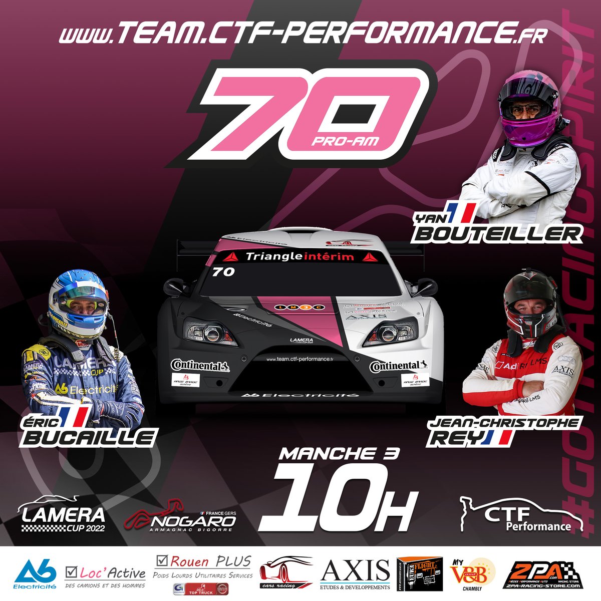 ctf_performance's tweet photo. LINE UP - @Lamera_cup  HEAT3
@CircuitNogaro 
#teamctf #gotracingspirit #lameracup https://t.co/CInaMMk7Oz