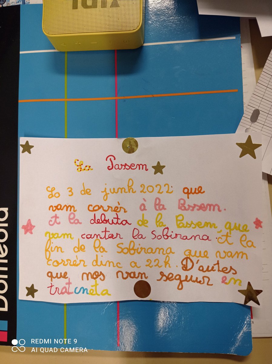 La Passem a Tarba: los calandrons qu'an escriut messatges.