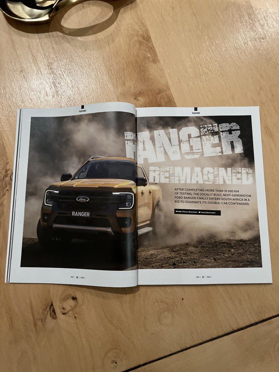 winewheelswatch's tweet photo. Just a little #FlashbackFriday to our latest edition of @apexmagza featuring the epic new @FordSouthAfrica Ranger #FordRanger https://t.co/Sw1taCymaR