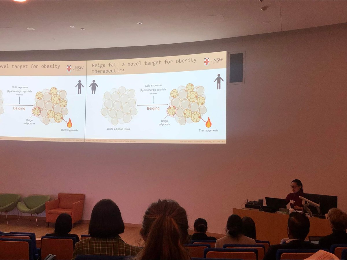 AntheaLee12's tweet image. I did my first conference presentation on my research on eosinophils in beige fat today at #ASMRMRW2022! Thanks @TheASMR1 for the exciting opportunity π @UNSWBABS