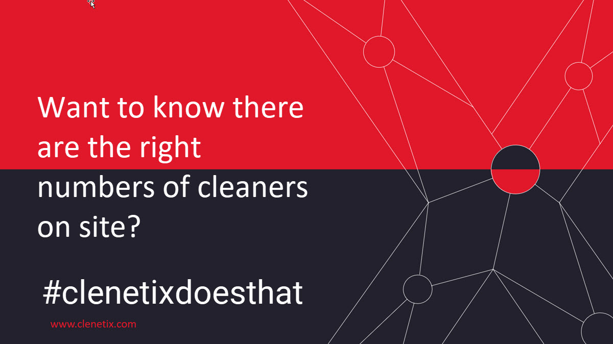 clenetix's tweet photo. Want to know there are the right numbers of cleaners on site? To find out more get in touch at https://t.co/fpkH5YLZhK or hello@clenetix.com #Clenetixdosethat #cleaningsoftware #facman https://t.co/ZnK1folB8M