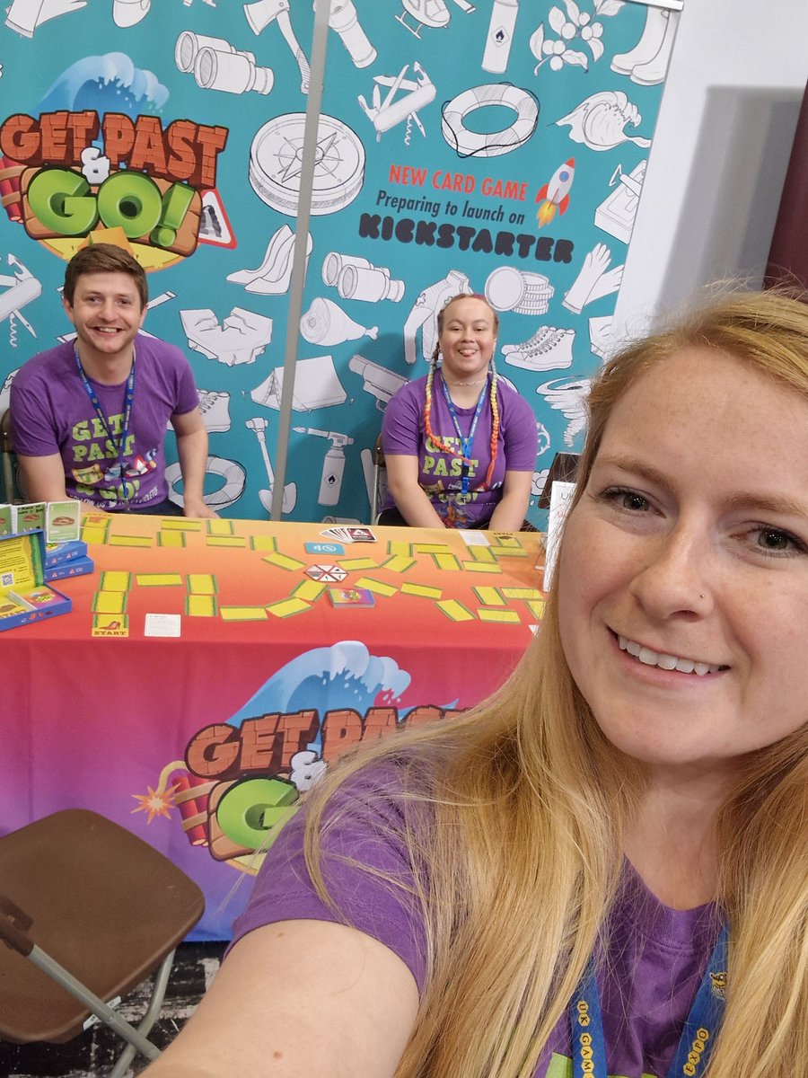 HappyVioletUK's tweet photo. Come see us at stand 1-1166 to play Get Past &amp; Go! #Kickstarter #UKGE2022 #UKGE #ukgamesexpo2022 #tabletopgames #excited https://t.co/GskB8zRddS