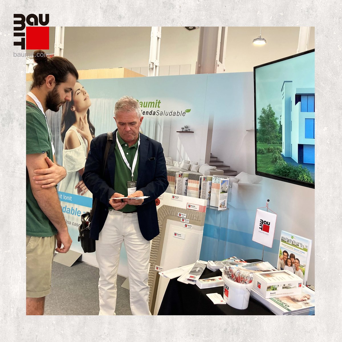 Hoy continua el Congreso #LifeHabitat2022 que patrocina @Baumit. Muchas gracias a los asistentes por interesarse por nuestros sistemas para la envolvente e interiores, a nuestro Premium Partner <a href="/aiburgaleses/">Aislamientos Burgaleses</a> por visitarnos ayer y a la organización <a href="/ClusterAeice/">AEICE Clúster de Hábitat Eficiente</a>.
