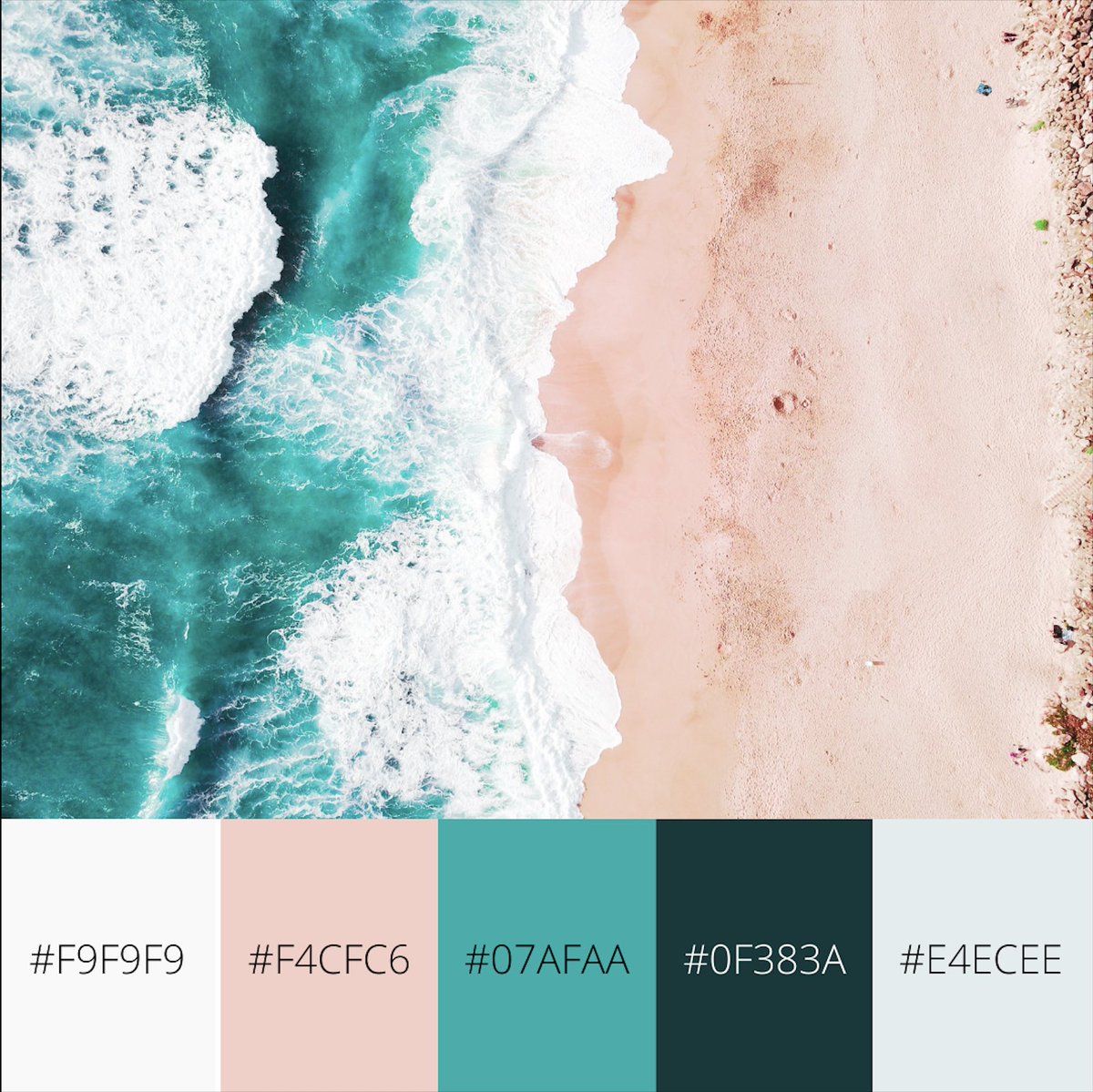 Beach Color Palette Canva
