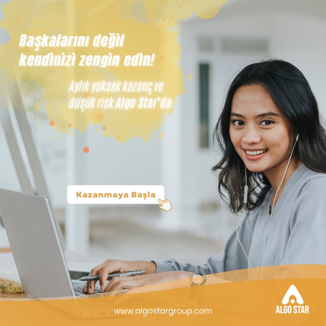 Kendi işinizin patronu olun! 

Aylık yüksek kazanç olasığı ve düşük risk ile Algo star'a zaman kaybetmeden katılın.

#dolar #POUND #GBPUSD #finans #forex #girişim #sinyal #döviz #BTC #DolarTL #yatirim #finansman #Algostar #forextr #trader #forextrading #forextr #Girisimcilik