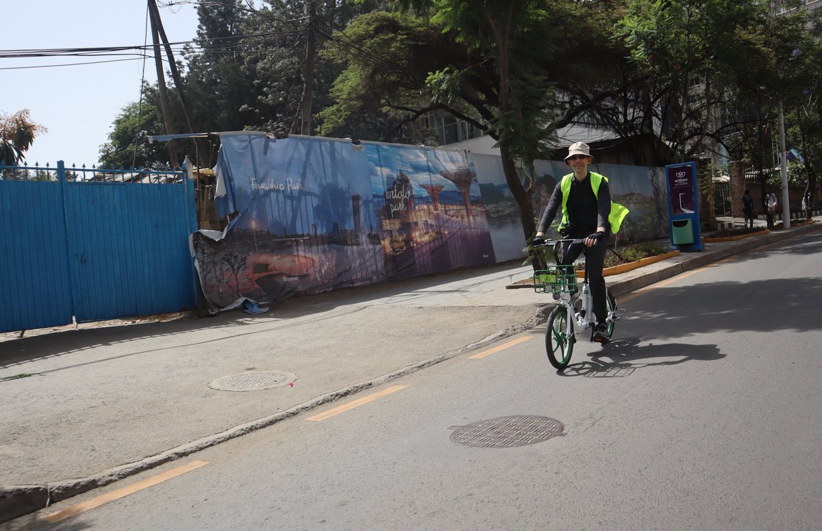 We organised a bike ride to assess the cycling infrastructure gains and opportunities in Addis Ababa, Ethiopia.

This #WorldBicycleDay we are happy to see a growing cycling culture and a shift toward actions that prioritise cycling in urban cities.