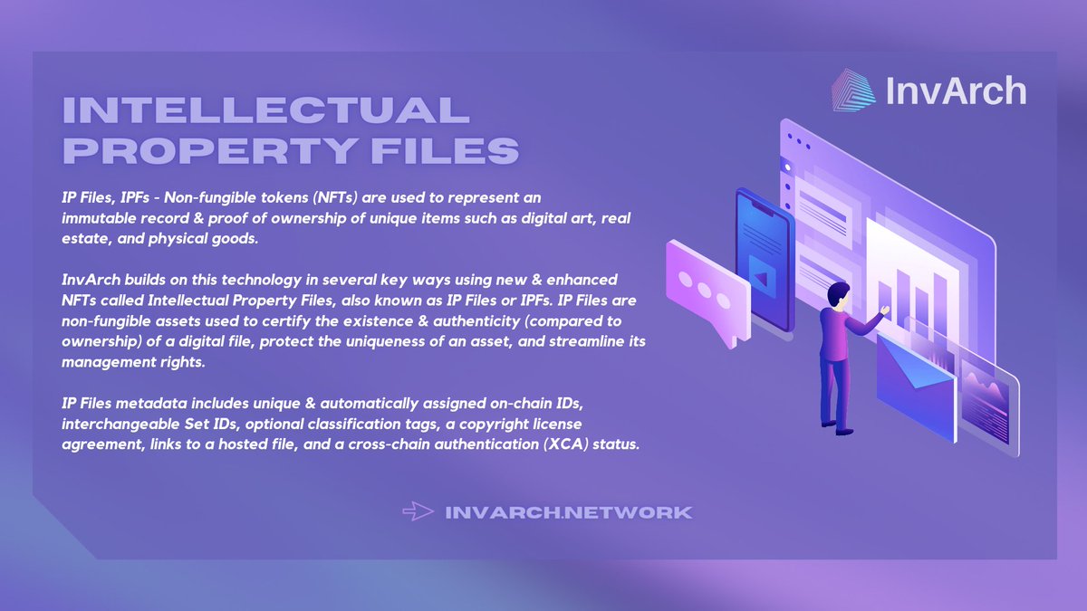 AnzhelikaKrava's tweet photo. @InvArchNetwork
#intellectualproperty ๐
IP Files, IPFs - Non-fungible tokens #NFTs are used to represent an
immutable record & proof of ownership of unique items such as digital art, real estate, and physical
goods.
A project in which there are no boundaries๐๐ https://t.co/zRbXLLk0FC