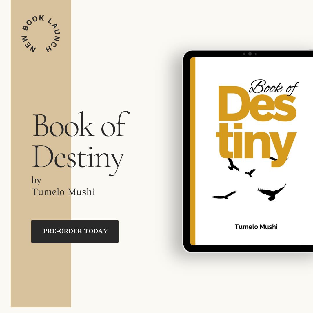 sacred_pages's tweet photo. We’re excited to announce our first two big projects for the year: the release of BOOK OF DESTINY and GIFTS OF HEALINGS, both authored by Tumelo Mushi. https://t.co/Kzo2BQ88Es