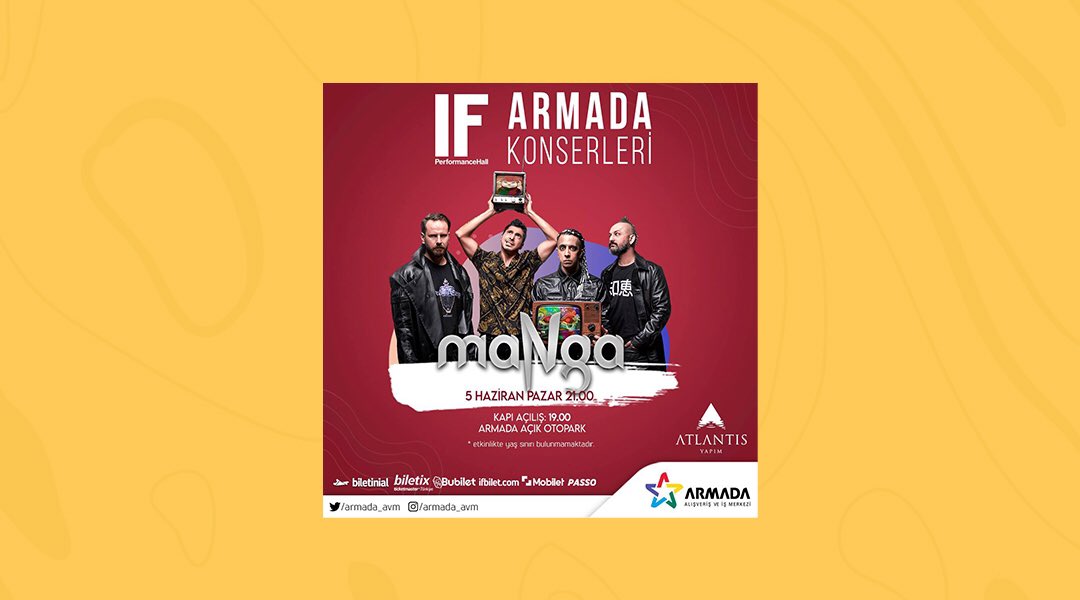 .<a href="/maNgaMusic/">maNga</a> konseri Ankara’da <a href="/IFPerformance/">IF PERFORMANCE HALL</a> desteğiyle RT'leyen 3 üniversiteliye çift kişilik bilet hediye! Detaylar: bit.ly/3tdZenp