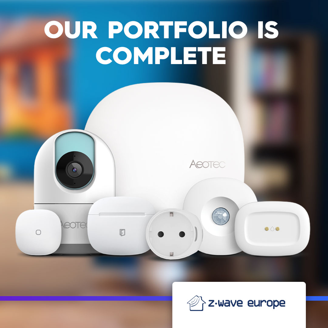 ZWaveinEurope's tweet photo. Our Aeotec @SmartThings portfolio is now complete 💥 In addition to the Smart Home Hub, the Cam 360, Motion- , Multipurpose- and Water Leak Sensor and the Button, we offer the complete Aeotec SmartThings package with the Outlet (Type F) now. ➡️ Learn more: https://t.co/CAlAMMgAnw https://t.co/bnJc00Coww