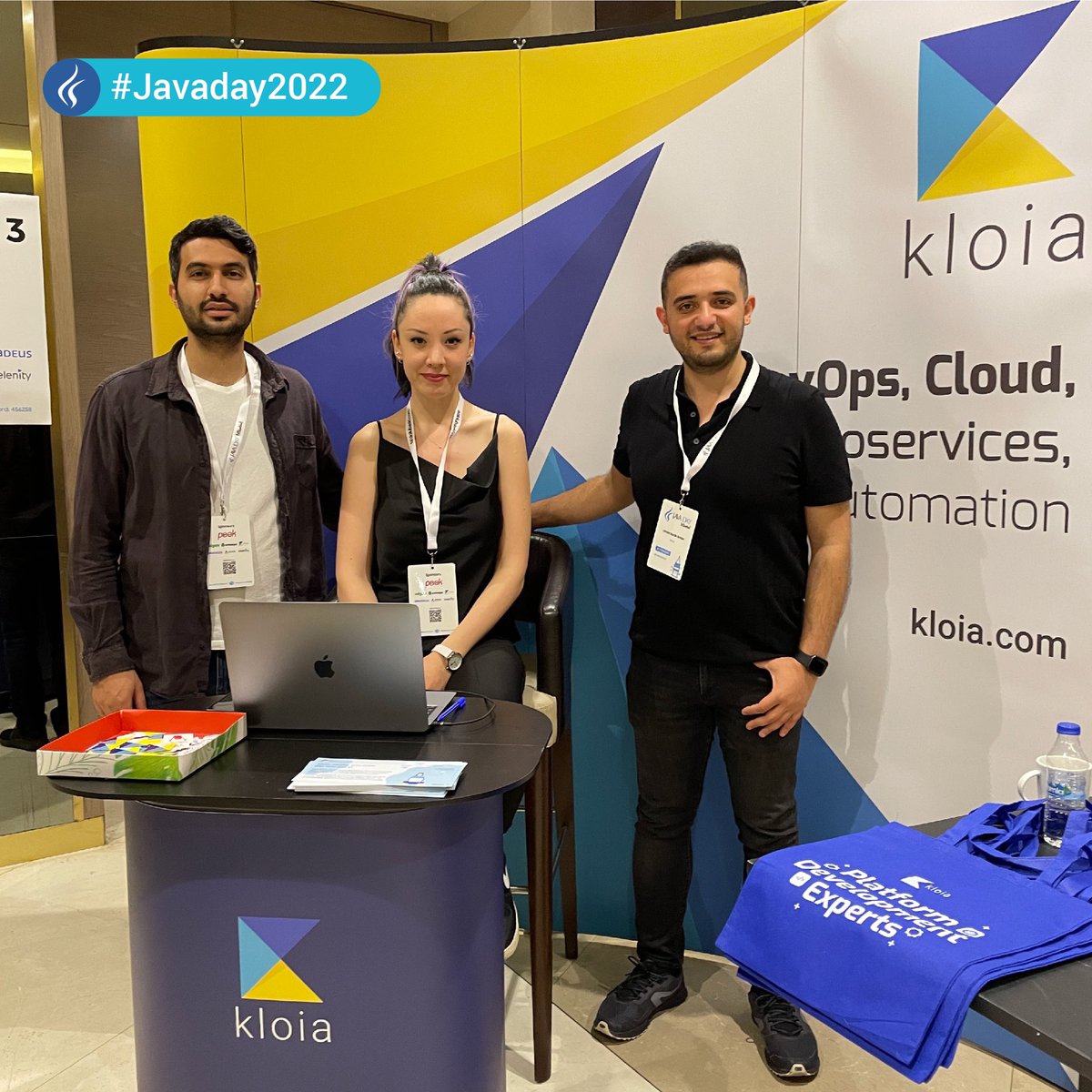 kloia_com's tweet photo. We attended Java Day Istanbul last week! Thank you everyone for visiting us to learn about our services and products. 🤗

#javaday2022 #silversponsor #java #javaday #agile #devops #mobile #web #cloud #bigdata #future @javadayistanbul https://t.co/SHBHPlOt0v