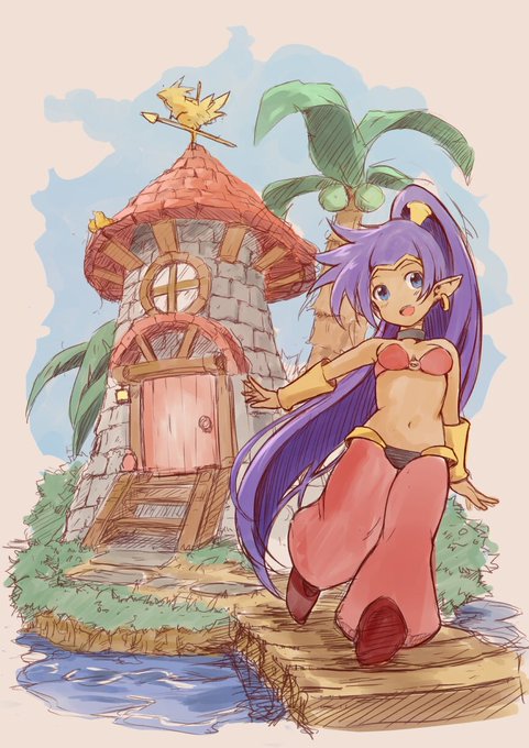 I stopped painting when I was young.  Thanks to this work and the fans, I started writing in middle age and still motivated me to continue painting.

Thank you very much!

#Happy20thShantae 
@WayForward 