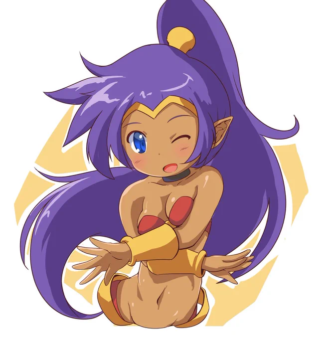 I stopped painting when I was young.  Thanks to this work and the fans, I started writing in middle age and still motivated me to continue painting.

Thank you very much!

#Happy20thShantae 
@WayForward 