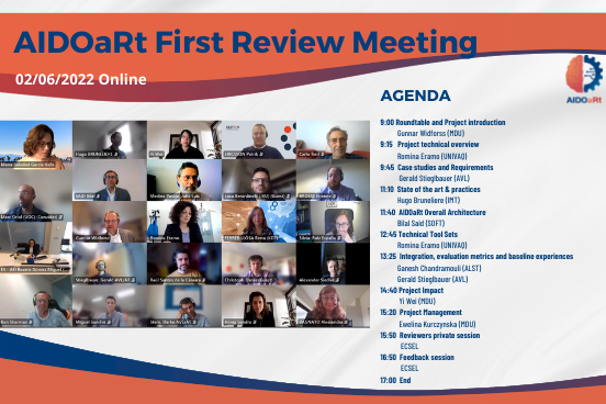 The first ADOaRt review meeting was held successfully yesterday. 
 We are proud to get the approval from ECSEL and reviewers that "Under the given circumstances, the project has made good progress this first year."