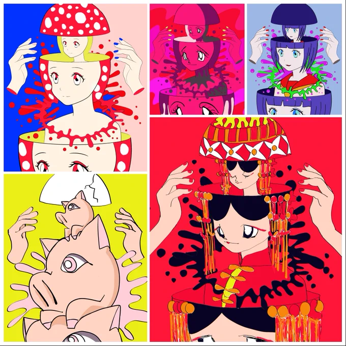 Kawaii Girl Collage Eurekaの新作5点を追加しました!
障害のあるクリエイター達がKawaii girl collageをベースに制作した、みんなのコレクションです。
売り上げは障害者さん達の収入(一部運営費)になります。
よろしくお願いします!
https://t.co/iXarxQXwQn

#障害の壁は消えた
#EUREKA
#KGCE 