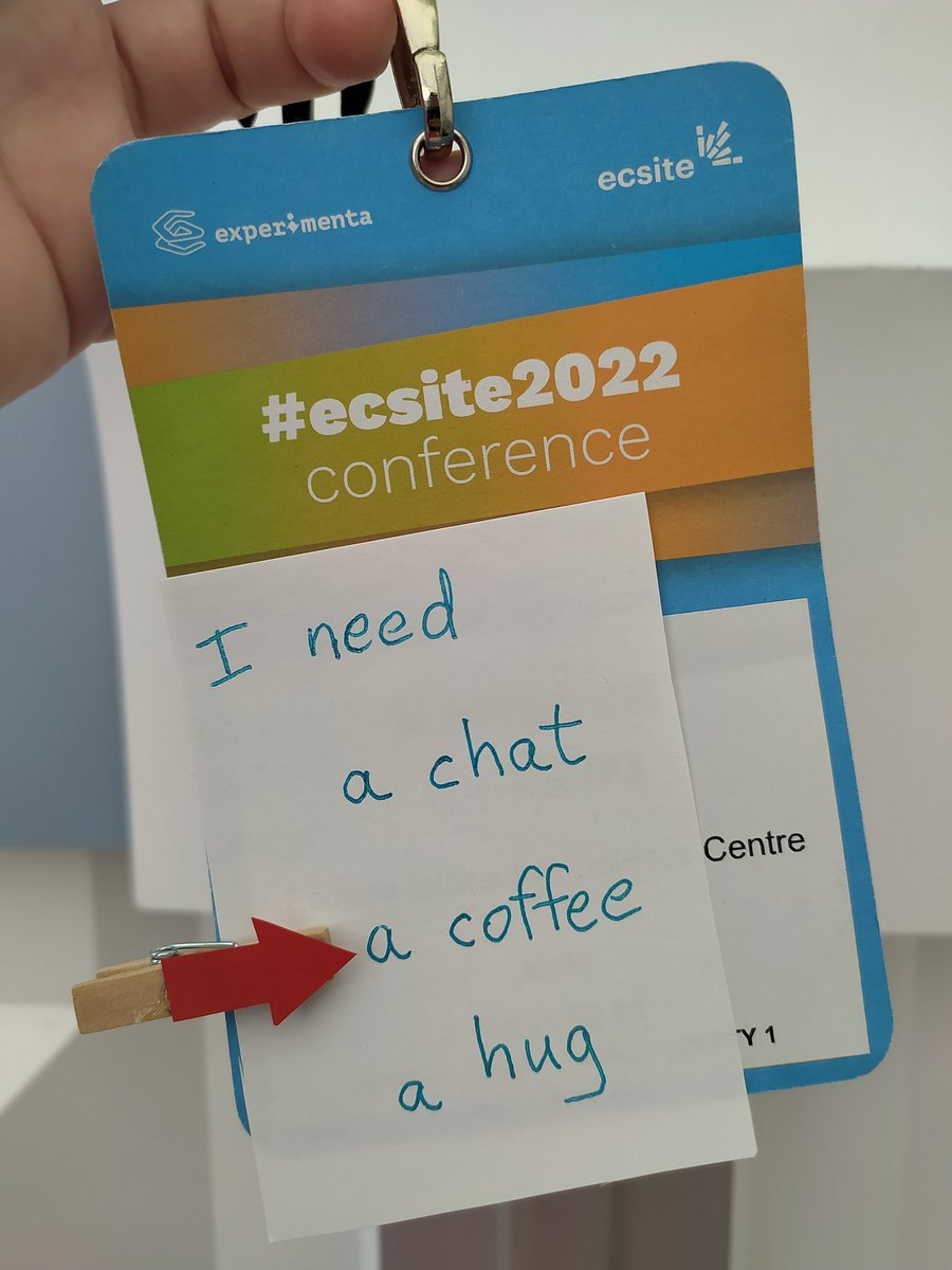 Attending #ecsite2022? Join "Hack Your Name Badge! " today (Friday) during lunch break or afternoon break! #MakeECSITE