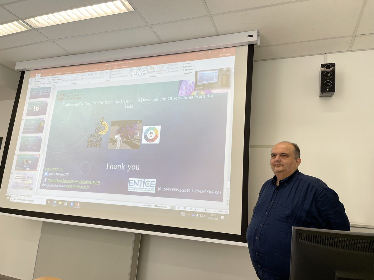 entice_eu's tweet photo. Extremely proud of our Scientific Coordinator @bamidis - Featured Speaker in @immersiveLRN &amp; our Technical Coordinator @P__Antoniou presenting the scientific publication➡️"Evaluating Co-creative XR Resource Design &amp; Development; Observations From The Field."
#cocreation #entice https://t.co/KjMzJOiRhg