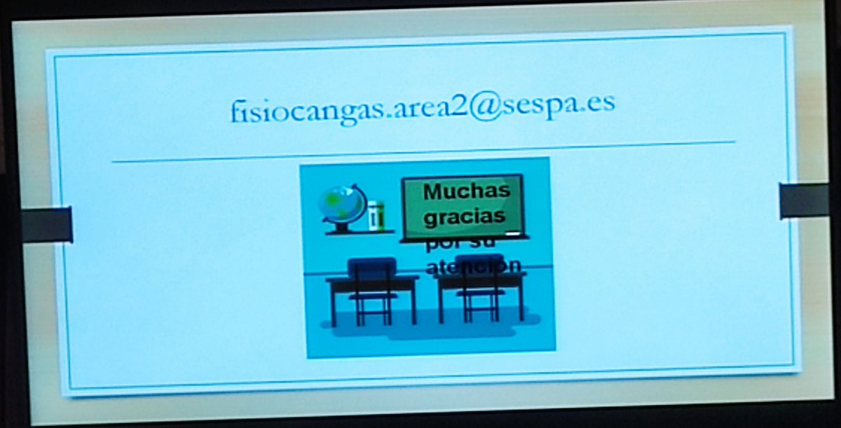 AcBpsosespaVIII's tweet photo. #areaII #cangasdelnarcea #sespa #pasqal Comunicación interesante de los compañeros fisios del AREAII y su trabajo con los escolares del área. https://t.co/nu0tlBHxIm