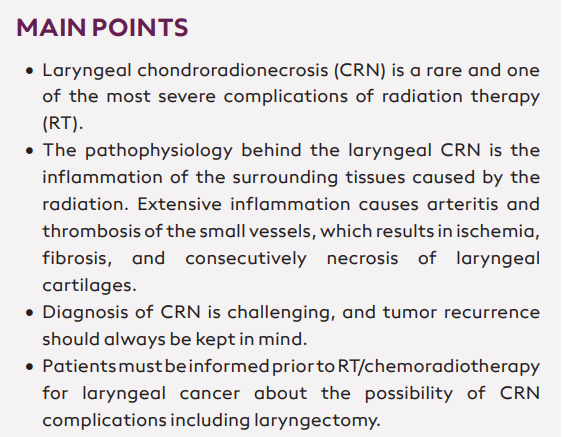 ➡️ORIGINAL ARTICLE

A Diagnostic Challenge: Risk Factors and Surgical Treatment of Laryngeal Chondroradionecrosis

by <a href="/drborabasaran/">Bora Başaran</a>, Doruk C, Çaytemel B, Ünsaler S, Cömert Ş and Aslan İ

🔗entupdates.com/en/a-diagnosti…